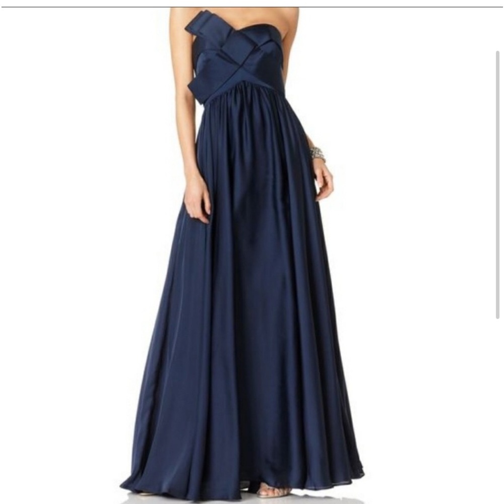 Evening ball gown Navy color